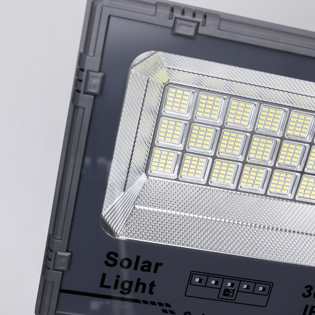 Вуличний LED ліхтар на сонячних батареях 31.6x27.8x7.5 см прожектор світлодіодний вуличний 270 LED 300 Вт із сонячною панеллю HP-5-62