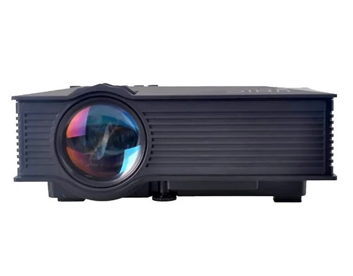 Мультимедийный проектор UNIC UC40 W884 с HDMI, USB, SD и динамиком 8 Вт, черный