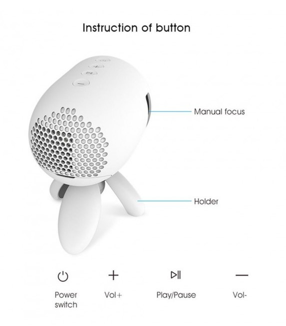 Мультимедийный проектор Led Projector YG220 Android WiFi