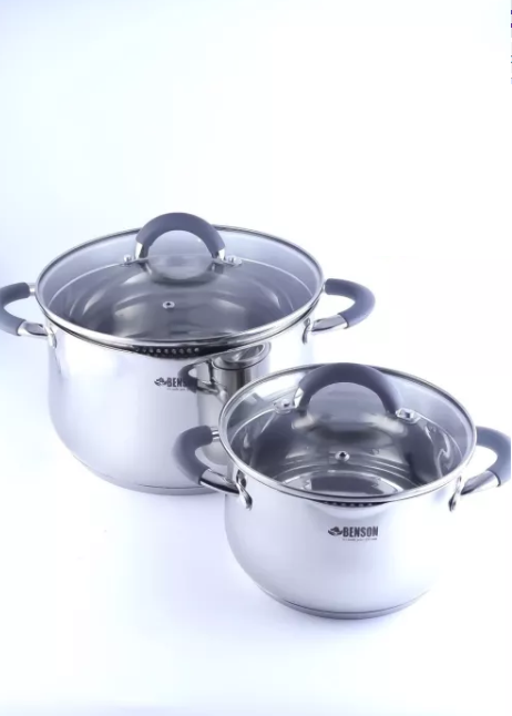 Набор кастрюль Benson BN-237 (ёмкость 3 л, 5.1 л)