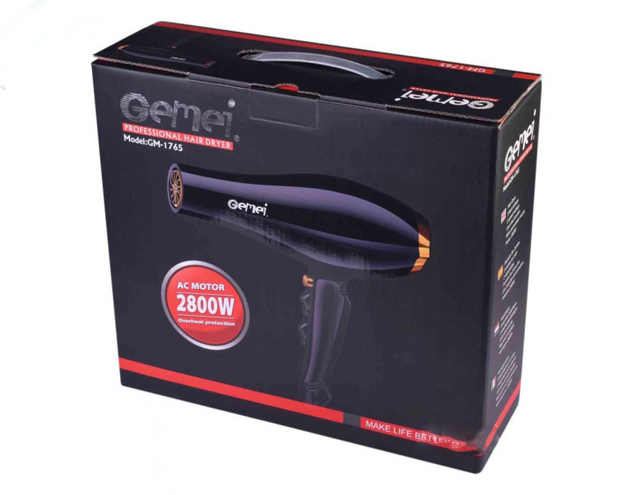Профессиональный фен для волос Gemei GM-1765 2800W