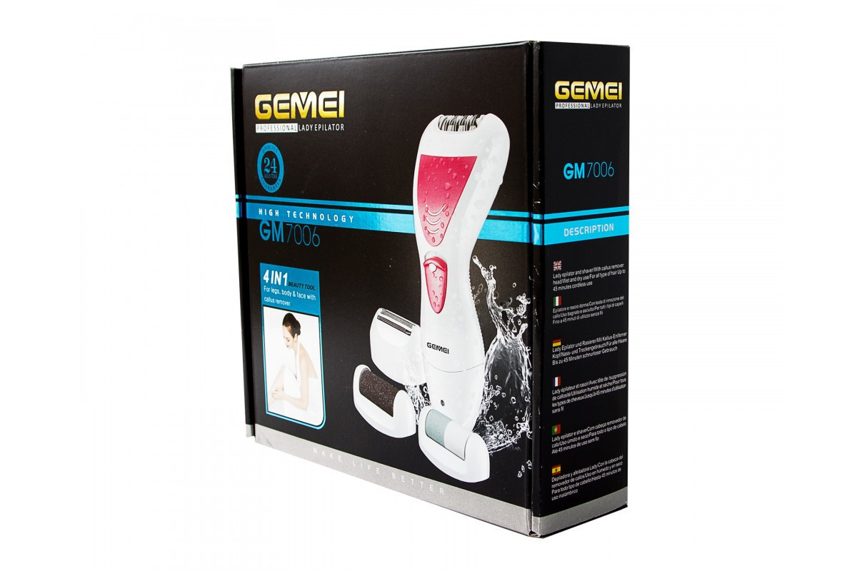 Жіночий епілятор бритва Gemei GM-7006