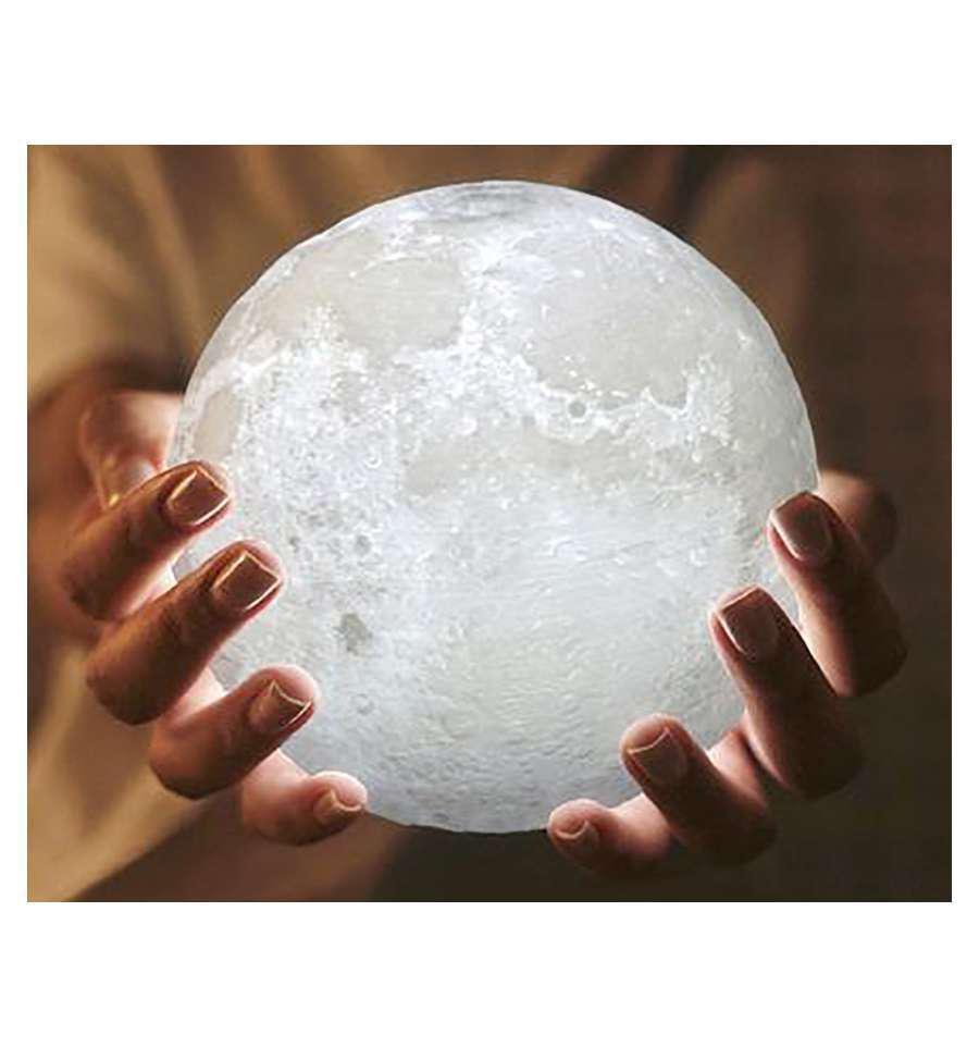 Світильник 3D MOON LAMP у формі Місяця