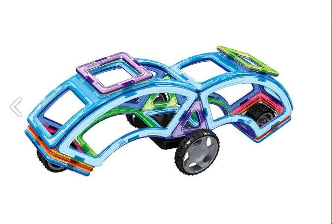 Конструктор LT3003 магнитный, транспорт, 87 деталей Magnit/Magical/LIMO TOY