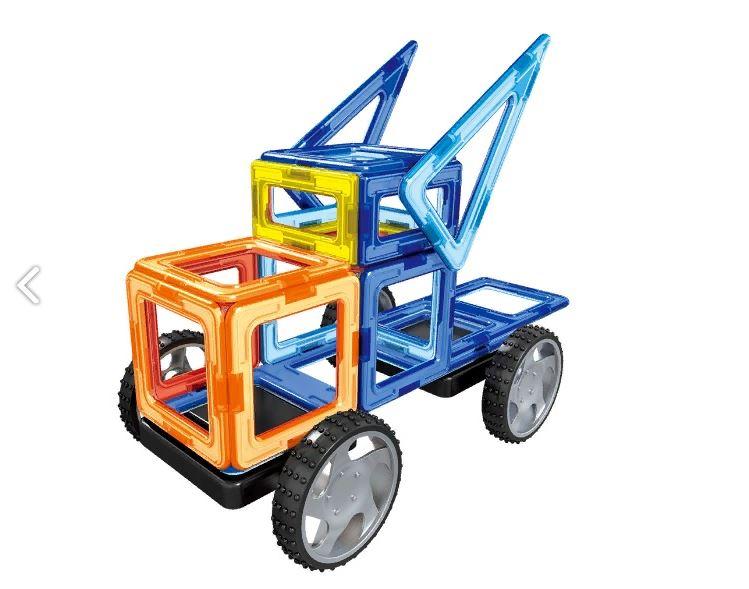 Конструктор LT3003 магнитный, транспорт, 87 деталей Magnit/Magical/LIMO TOY