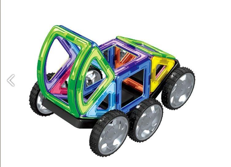 Конструктор LT3003 магнитный, транспорт, 87 деталей Magnit/Magical/LIMO TOY