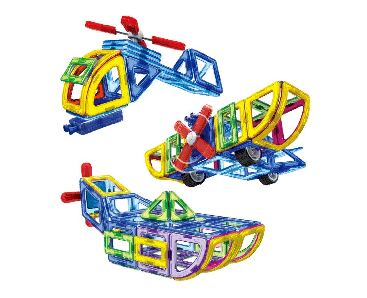 Магнитный, конструктор транспорт, 128 деталей Magnit/Magical/LIMO TOY