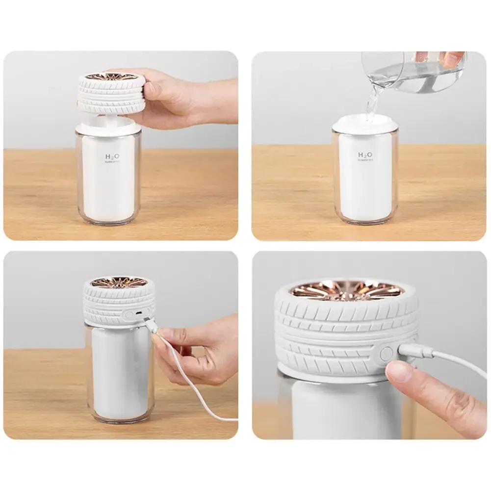 Зволожувач повітря нічник H2O Humidifier ШИНА EL-544-34