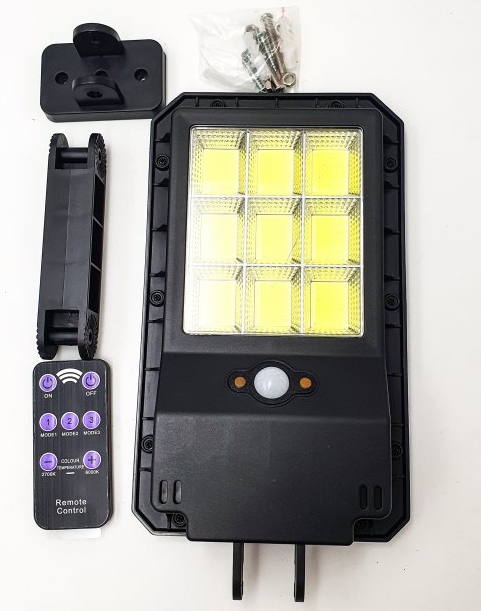 Світлодіодний вуличний ліхтар Solar Induction Wall Lamp LL-69T на сонячній батареї з датчиком руху