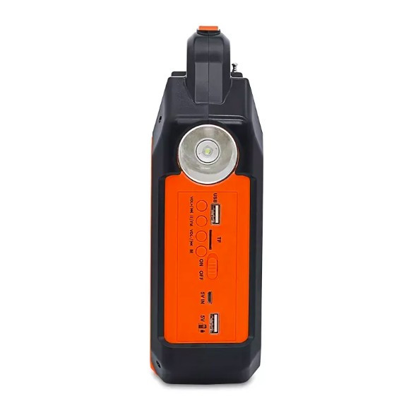 Портативний кемпінговий ліхтар EASY POWER EP-0168 із сонячною панеллю Bluetooth FM MP3 TF USB