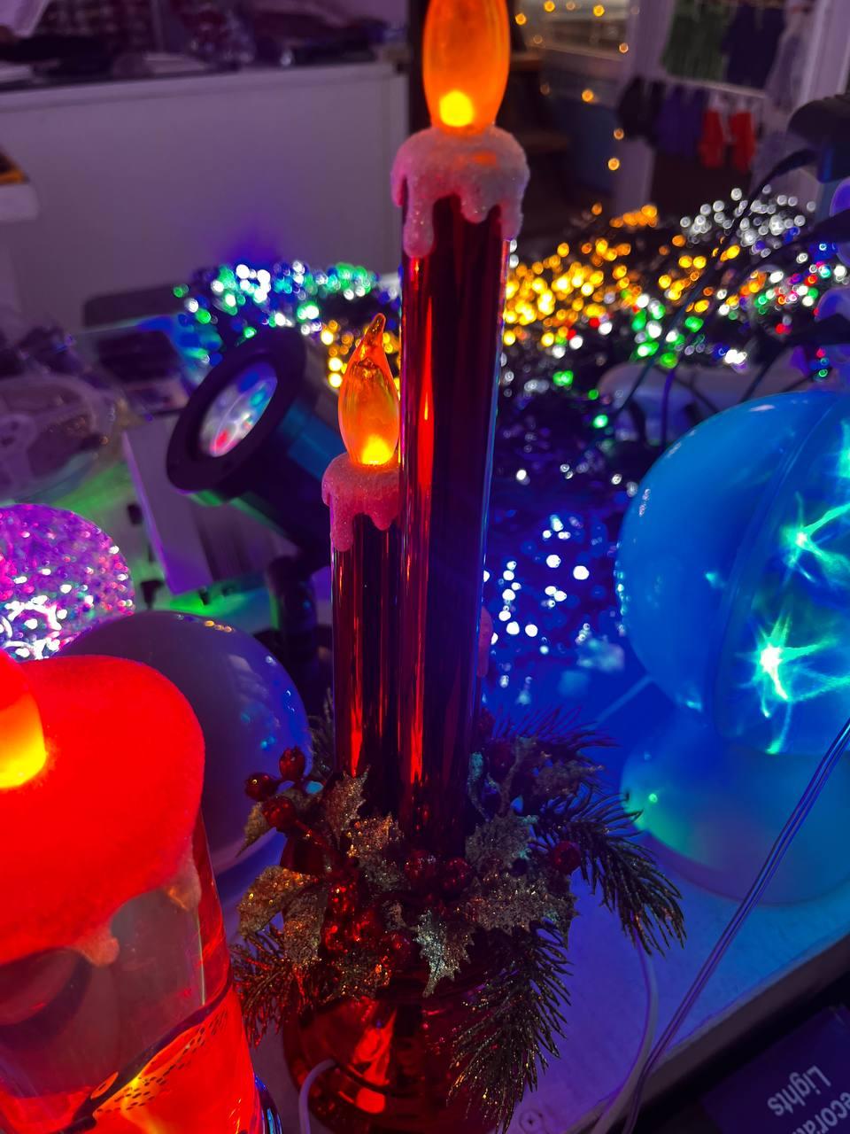 Acrylic LED Candle Decor (свічка)