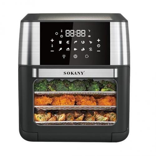 Мультипечь SOKANY SK-ZG-8029 | 12 л, 1800 Вт, температура до 200°C, таймер