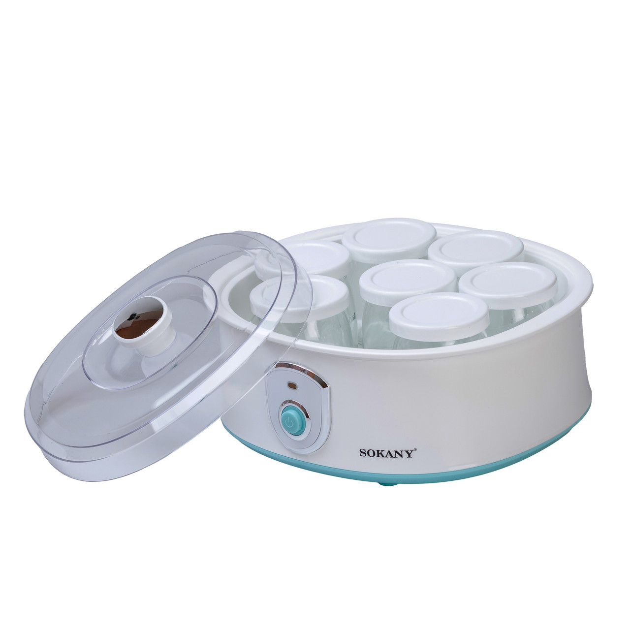 Йогуртница электрическая Sokany Yogurt Maker с баночками и таймером.