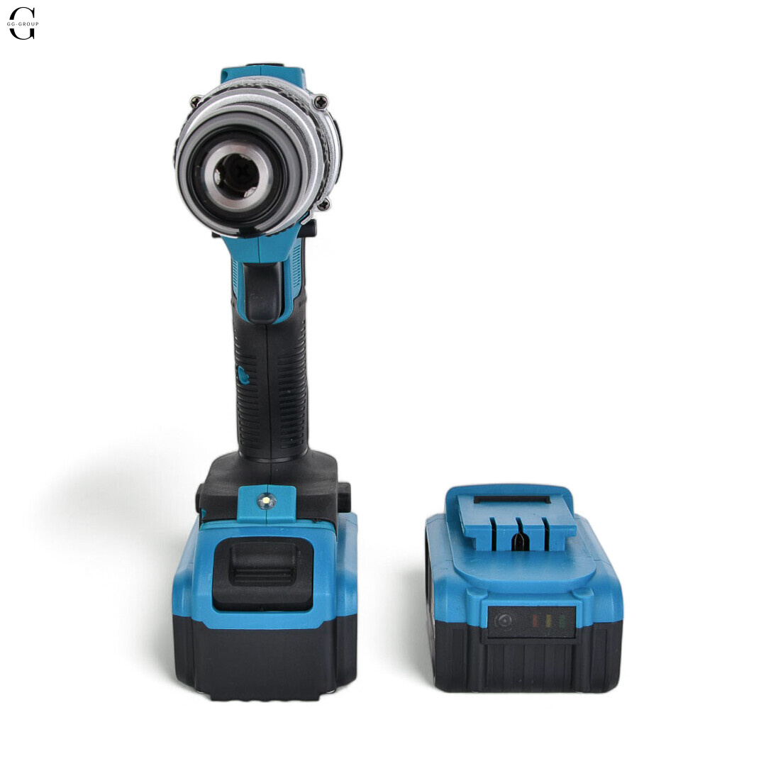 Шуруповерт MAKITA 36V Безщітковий + 2 АК 5Ah + Металевий патрон + Набір інструментів 53 в 1