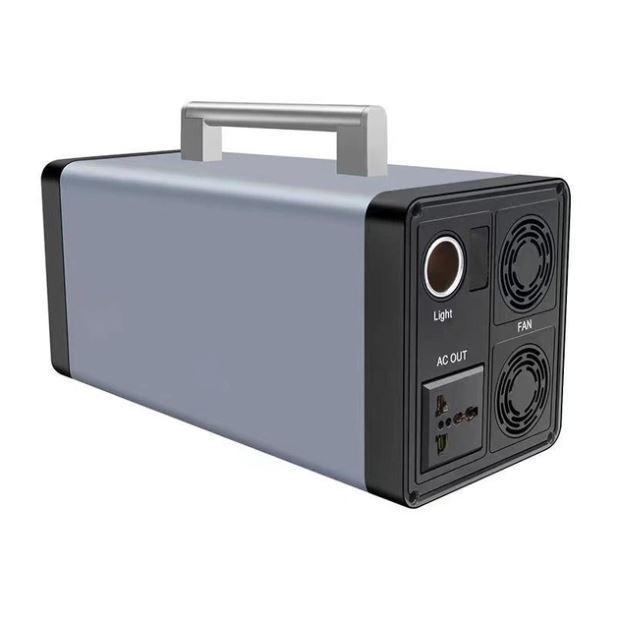Портативна зарядна станція 200W 35Ah LiFePO4 з виходом 220V, USB, Type-C та сонячною зарядкою