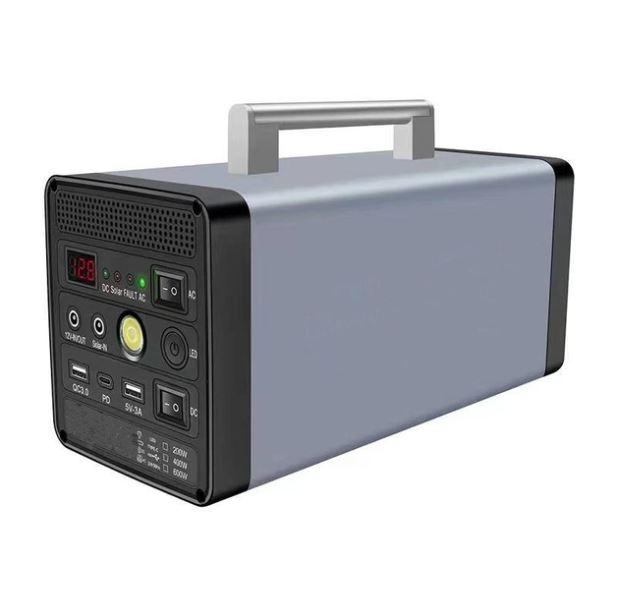 Портативна зарядна станція 200W 35Ah LiFePO4 з виходом 220V, USB, Type-C та сонячною зарядкою