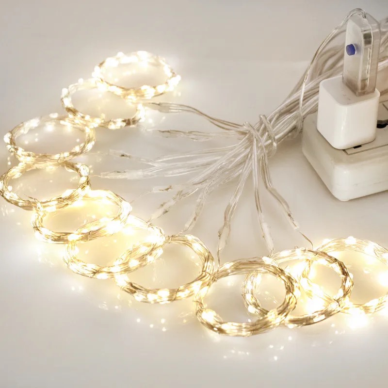Гірлянда штора світлодіодна GarlandoPro 300LED Роса 3х3м 8 режимів 10 ниток гірлянда роса на ялинці Жовтий+ пульт