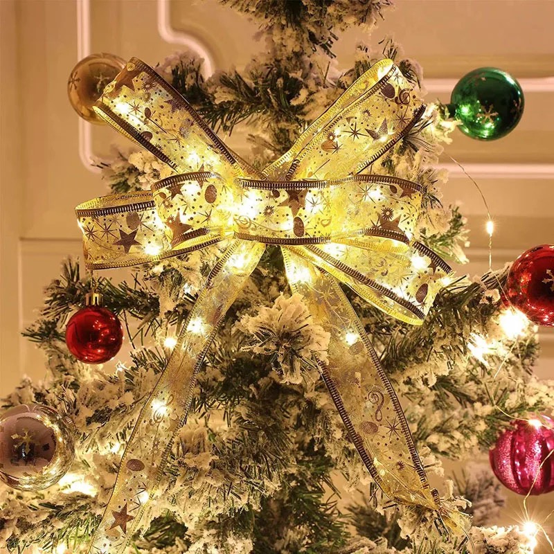 Світлодіодна ялинкова гірлянда у вигляді стрічки 100 Led 10 метрів Christmas Decoration Жовтий 