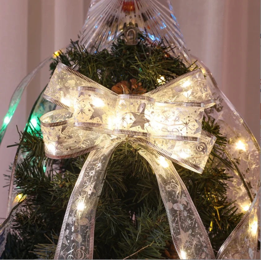 Світлодіодна ялинкова гірлянда у вигляді стрічки 50 Led 5 метрів Christmas Decoration Білий